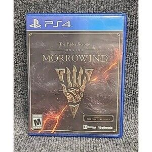 PS4 The Elder Scrolls Online: Morrowind - Sony PlayStation 4 No Manual Tested
